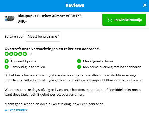 bluepunkt bluebot xsmart vcbb1xs voor je hond